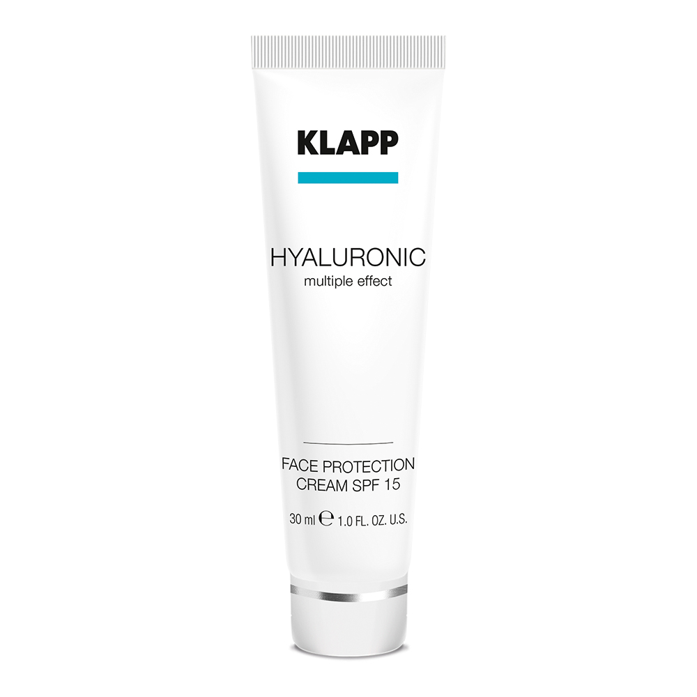 klapp Солнцезащитный крем для лица spf15 hyaluronic face protection cream spf 15 30 мл Klapp Солнцезащитный крем для лица SPF15 HYALURONIC Face Protection Cream SPF 15 30 мл — изображение 1