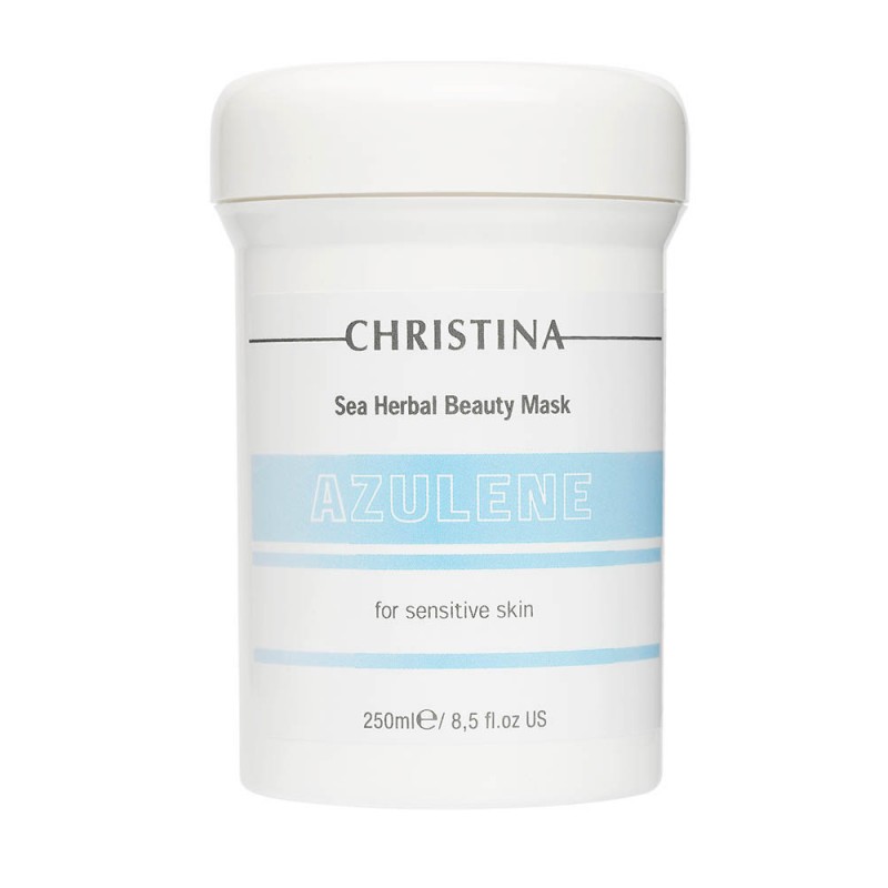 christina sea herbal beauty mask azulene Азуленовая маска красоты для чувствительной кожи 250 мл CHRISTINA Sea Herbal Beauty Mask Azulene Азуленовая маска красоты для чувствительной кожи 250 мл — изображение 1