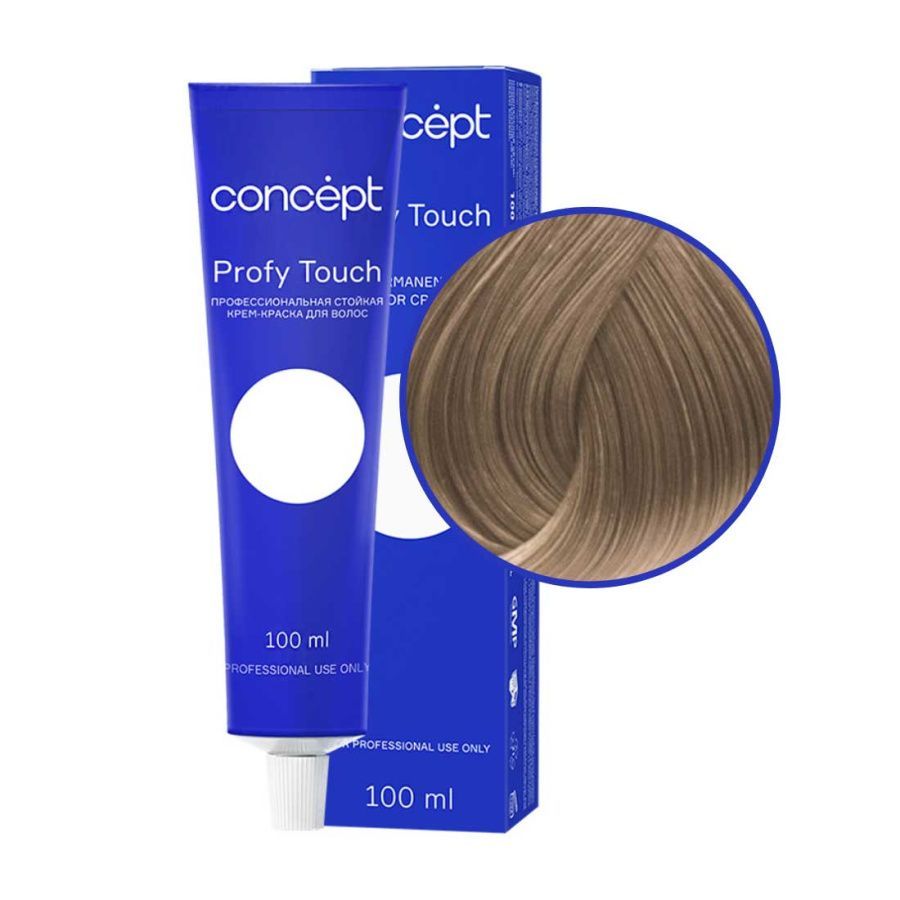 profy touch Стойкая крем краска для волос 8.1 Пепельный блондин 100 мл concept Profy Touch Стойкая крем-краска для волос 8.1 Пепельный блондин 100 мл CONCEPT — изображение 1