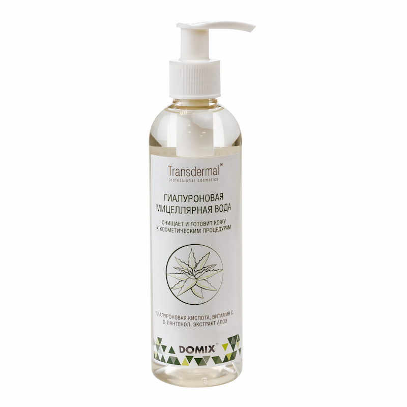 domix green transdermal professional Вода мицеллярная гиалуроновая 250 мл DOMIX GREEN Transdermal Professional Вода мицеллярная гиалуроновая 250 мл — изображение 1