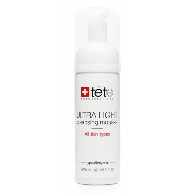 ultra light cleansing mousse Ультра легкий Мусс для умывания 150 мл tete Ultra Light Cleansing Mousse Ультра легкий Мусс для умывания 150 мл TETE — изображение 1