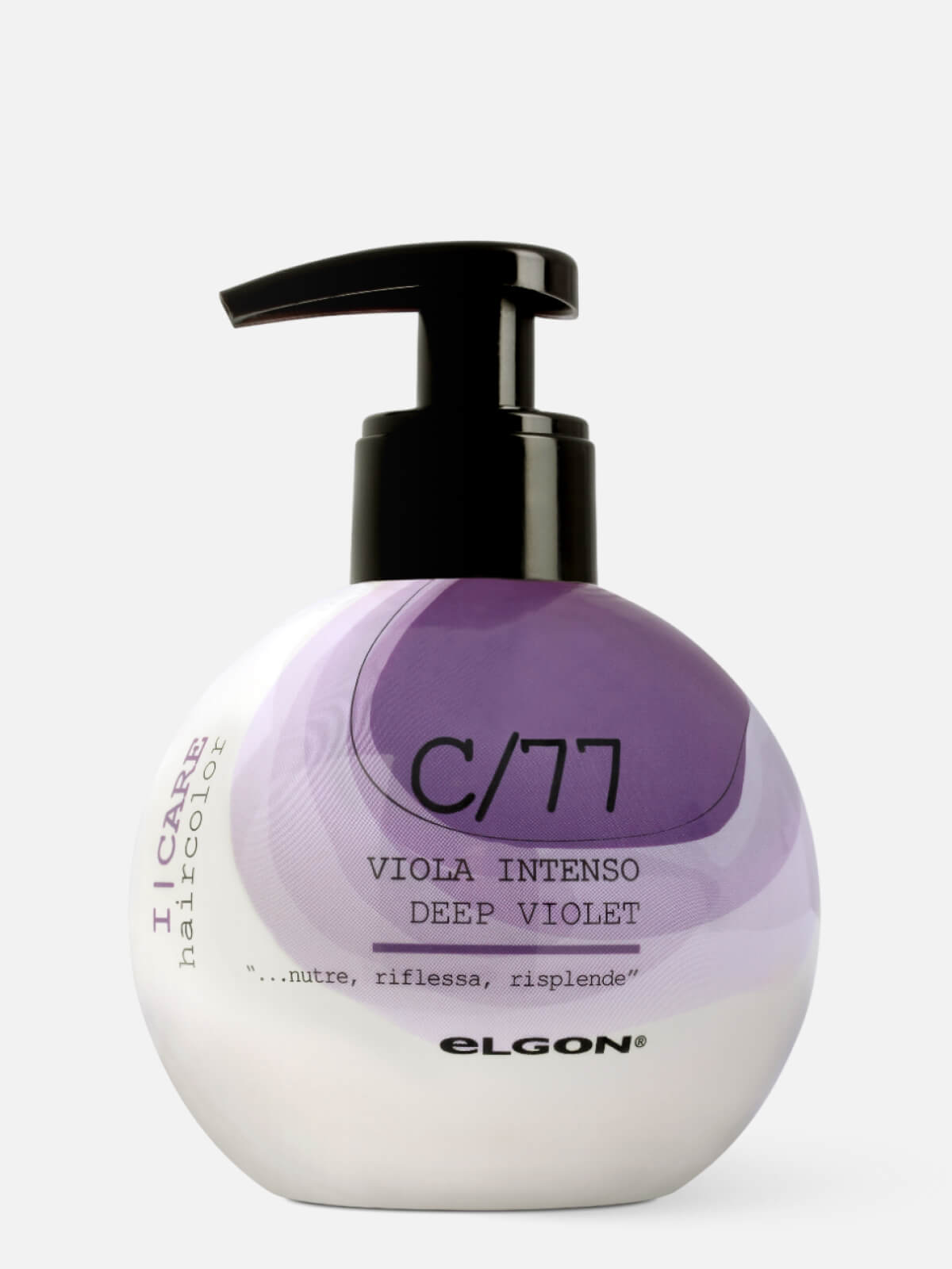 elgon i care haircolor Крем кондиционер окрашивающий прямого действия С/77 viola intenso – интенсивно фиолетовый 200мл ELGON I CARE HAIRCOLOR Крем-кондиционер окрашивающий прямого действия С/77 VIOLA INTENSO – интенсивно-фиолетовый 200мл — изображение 1