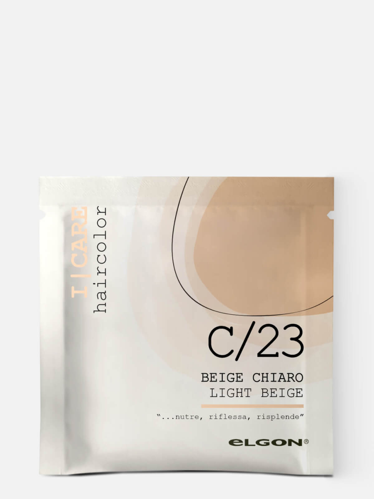 elgon i care haircolor Крем кондиционер окрашивающий прямого действия С/23 light beige chiaro светло бежевый 25мл ELGON I CARE HAIRCOLOR Крем-кондиционер окрашивающий прямого действия С/23 LIGHT BEIGE CHIARO - светло-бежевый 25мл — изображение 1