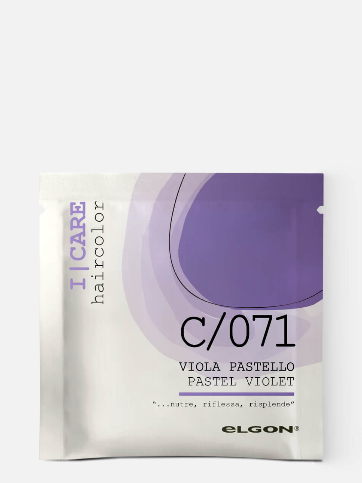 elgon i care haircolor Крем кондиционер окрашивающий прямого действия c/71 фиолетовый пастель viola pastello 25мл ELGON I CARE HAIRCOLOR Крем-кондиционер окрашивающий прямого действия C/71 фиолетовый пастель Viola Pastello 25мл — изображение 1