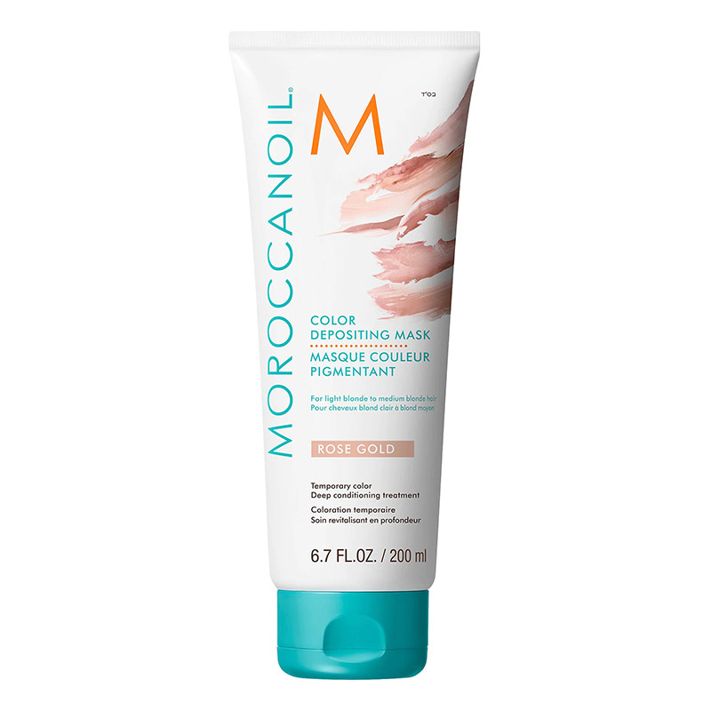 moroccanoil color depositing mask rose gold / Тонирующая маска для волос Розовое золото, 200 мл MOROCCANOIL COLOR DEPOSITING MASK ROSE GOLD / Тонирующая маска для волос Розовое золото, 200 мл — изображение 1