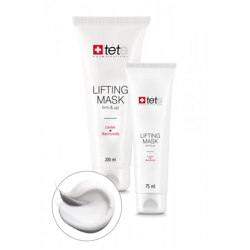 Лифтинг маска с экстрактом икры и алмазной микропудрой lifting mask caviar and diamonds 75 мл tete Лифтинг маска с экстрактом икры и алмазной микропудрой Lifting Mask Caviar and Diamonds 75 мл TETE — изображение 1