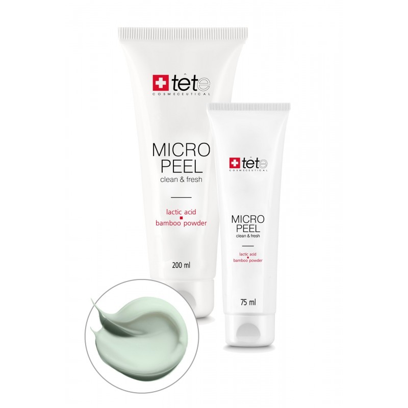 Мягкий эксфолиант с молочной/гликолевой кислотами и бамбуковой пудрой micro peel 75 мл tete Мягкий эксфолиант с молочной/гликолевой кислотами и бамбуковой пудрой Micro Peel 75 мл TETE — изображение 1