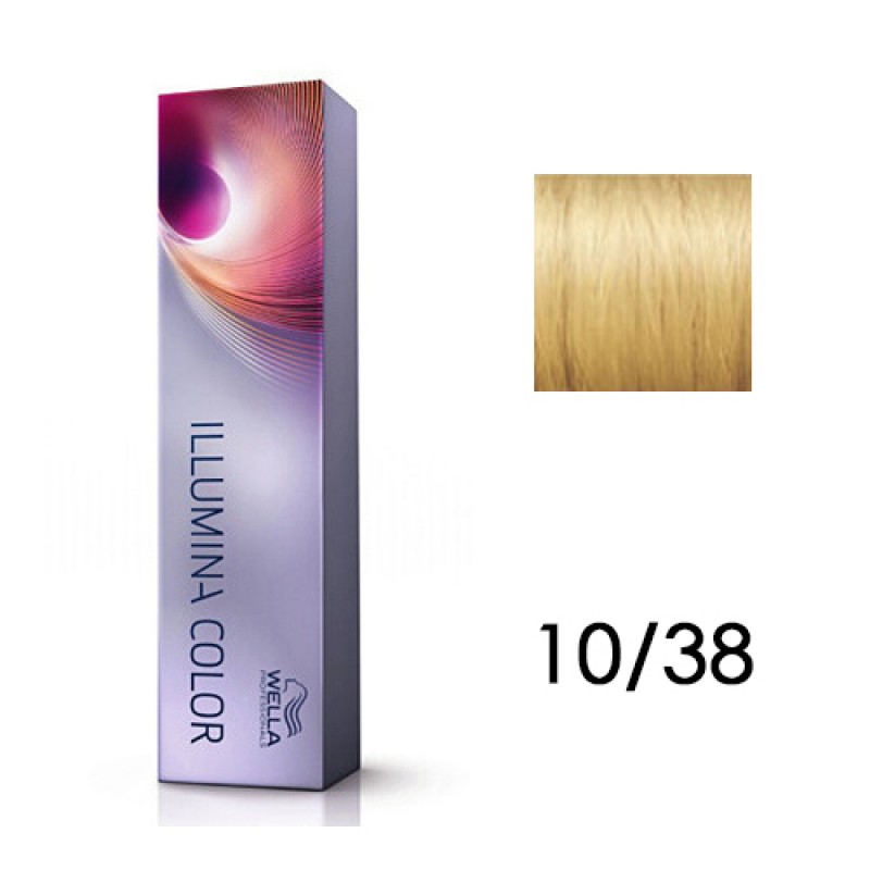 Стойкая крем краска illumina color, тон 10/38, 60мл Стойкая крем-краска Illumina Color, тон 10/38, 60мл — изображение 1