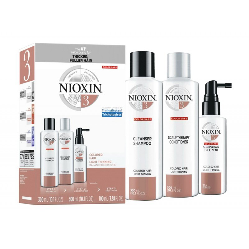 Набор (Система 3) xxl ФОРМАТ, 300+300+100мл,, nioxin Набор (Система 3) XXL-ФОРМАТ, 300+300+100мл,, NIOXIN — изображение 1