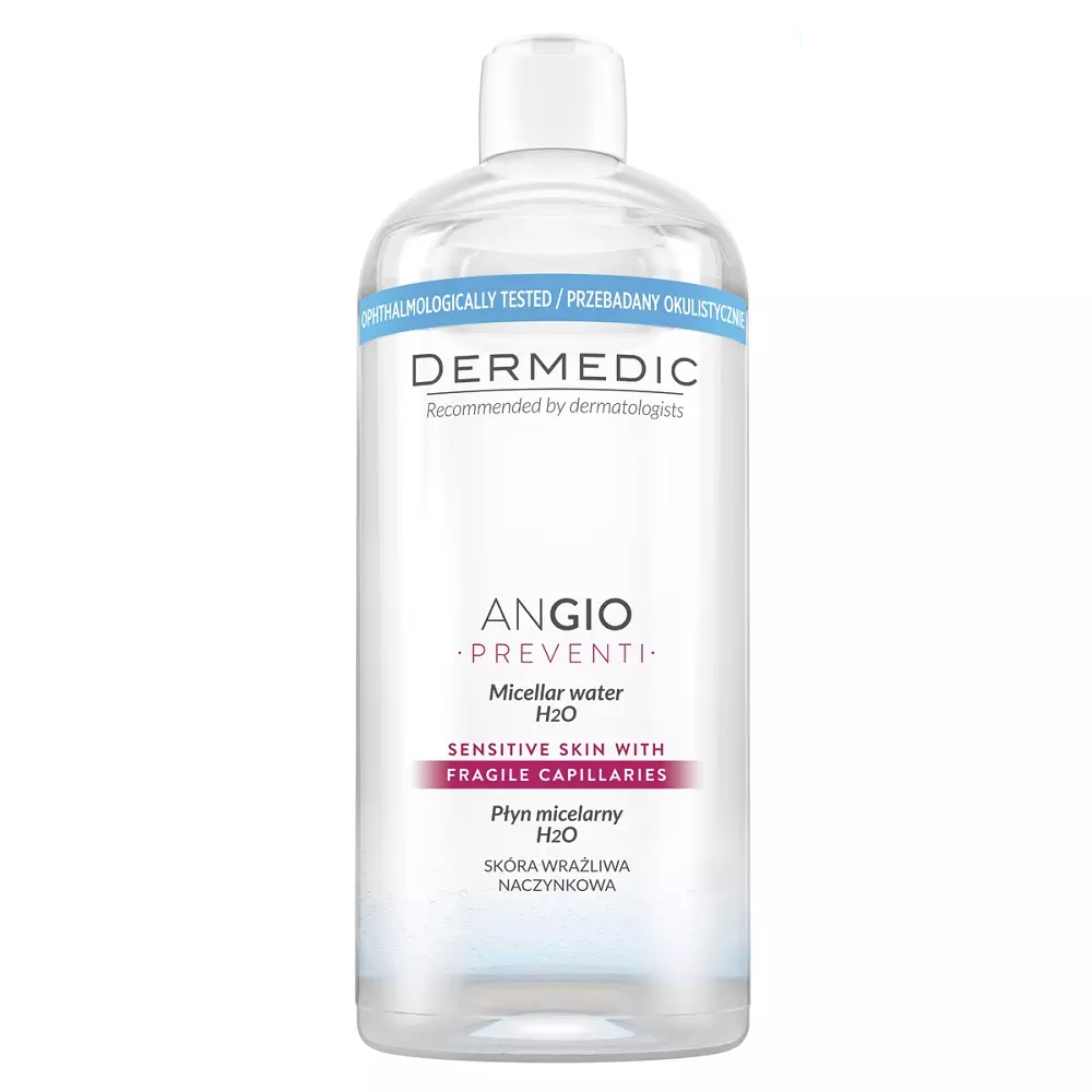 angio preventi micellar water h2o Мицелярная вода 500 мл dermedic Angio Preventi Micellar Water H2O Мицелярная вода 500 мл DERMEDIC — изображение 1