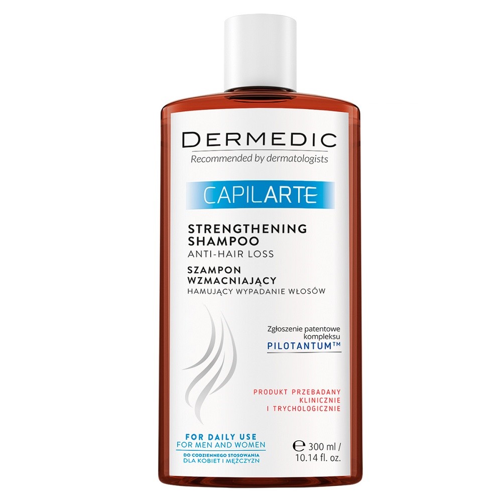 capilarte strengthening shampoo anti hair loss Укрепляющий шампунь против выпадения волос 300 мл dermedic Capilarte Strengthening Shampoo Anti-Hair Loss Укрепляющий шампунь против выпадения волос 300 мл DERMEDIC — изображение 1