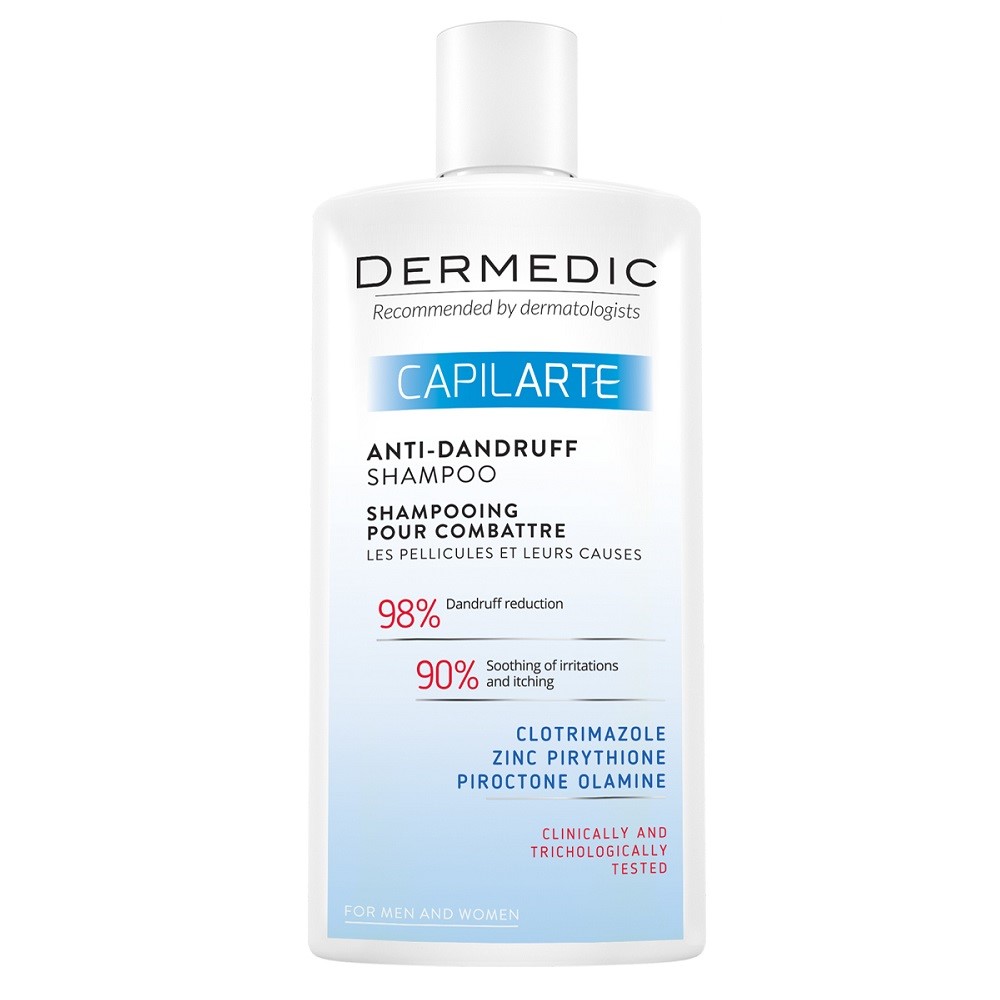 capilarte anti dandruff shampoo Шампунь от перхоти 300 мл dermedic Capilarte Anti-Dandruff Shampoo Шампунь от перхоти 300 мл DERMEDIC — изображение 1