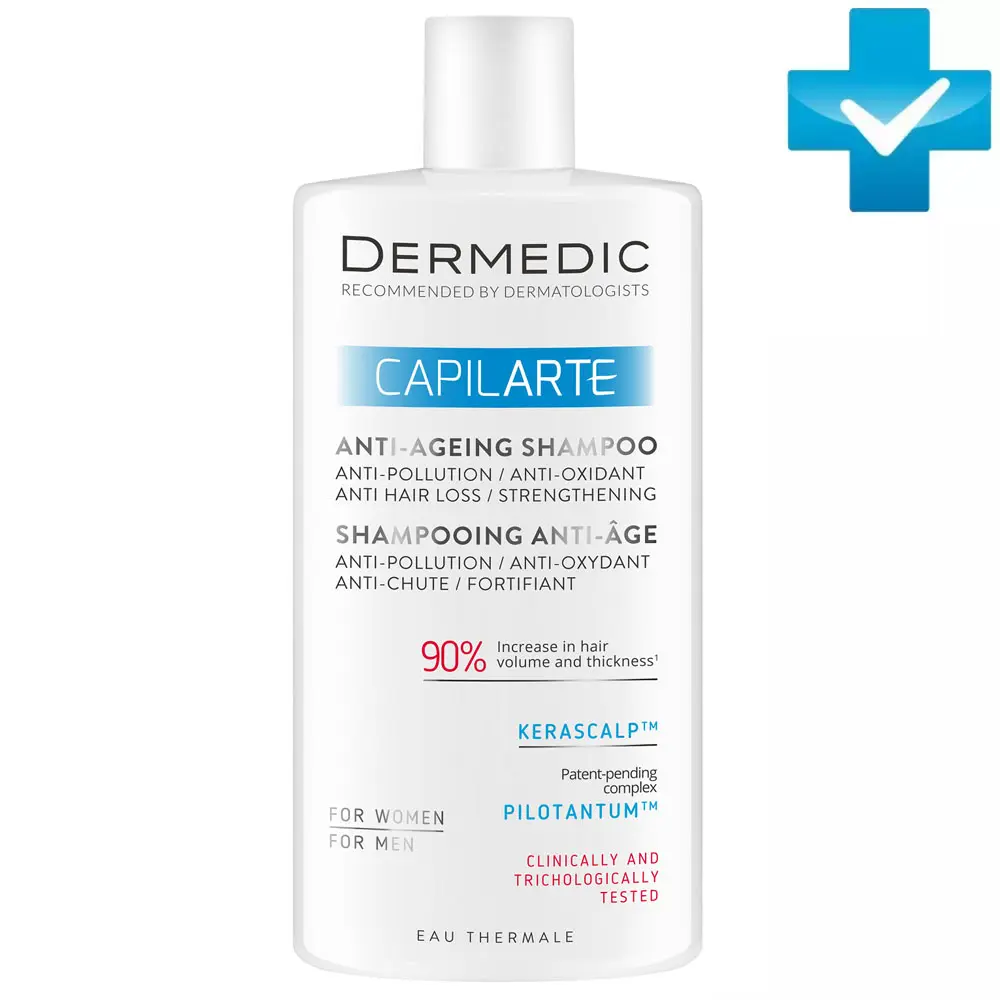 dermedic capilarte anti ageing shampoo Шампунь антивозрастной 300 мл DERMEDIC Capilarte Anti-Ageing Shampoo Шампунь антивозрастной 300 мл — изображение 1