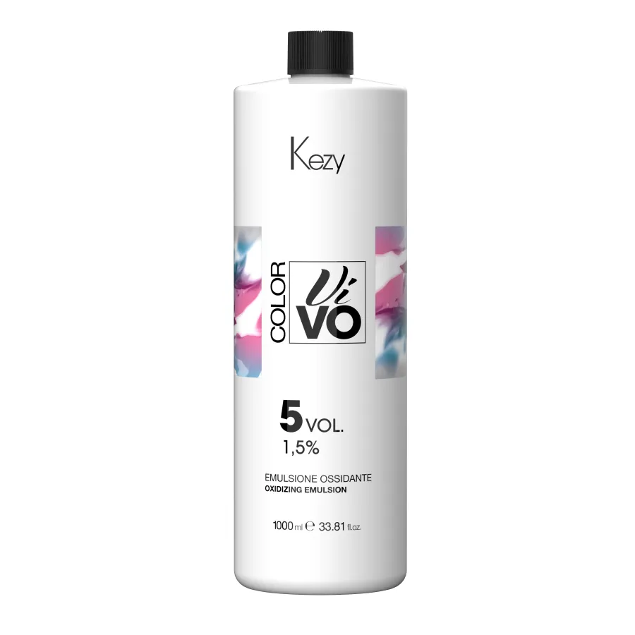 color vivo oxidizing emulsion Эмульсия окисляющая 1.5% 1000 мл kezy Color Vivo Oxidizing Emulsion Эмульсия окисляющая 1.5% 1000 мл KEZY — изображение 1