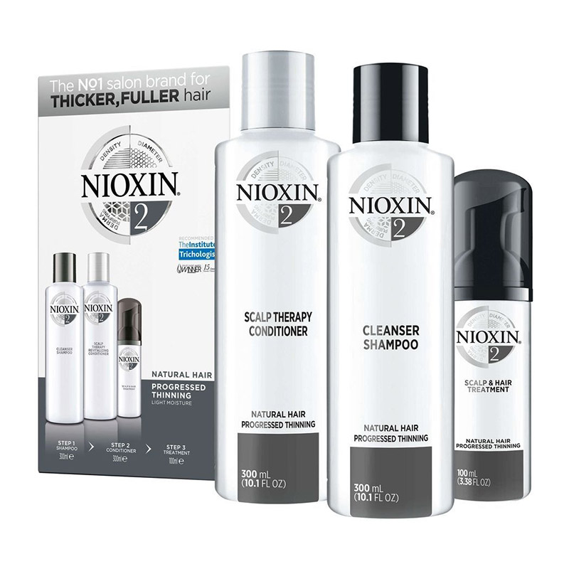 Набор (Система 2) xxl ФОРМАТ, 300+300+100мл,, nioxin Набор (Система 2) XXL-ФОРМАТ, 300+300+100мл,, NIOXIN — изображение 1