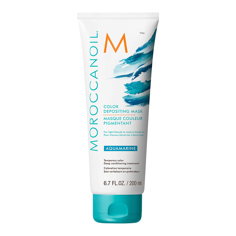 moroccanoil color depositing mask aquamarine / Тонирующая маска для волос Аквамарин, 200 мл MOROCCANOIL COLOR DEPOSITING MASK AQUAMARINE / Тонирующая маска для волос Аквамарин, 200 мл — изображение 1
