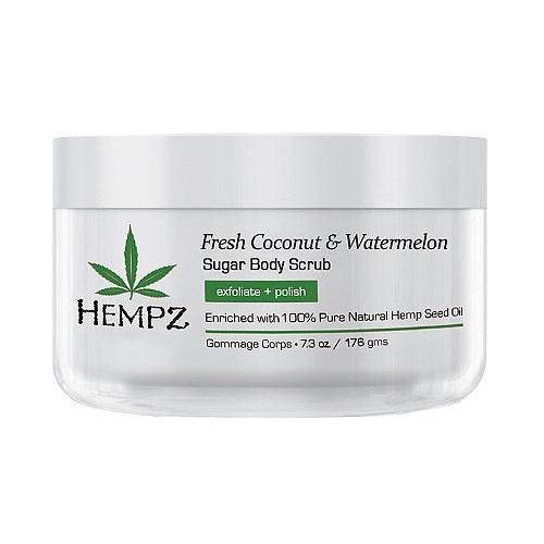 Скраб для тела coconut & watermelon sugar body scrub, 176 гр hempz Скраб для тела Coconut & Watermelon Sugar Body Scrub, 176 гр HEMPZ — изображение 1
