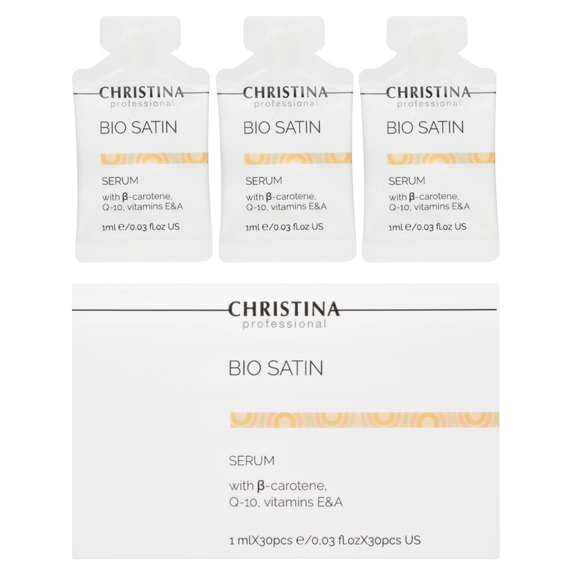 christina bio satin serum Сыворотка «Био Сатин» 1 мл*30 шт CHRISTINA Bio Satin Serum Сыворотка «Био-Сатин» 1 мл*30 шт — изображение 1