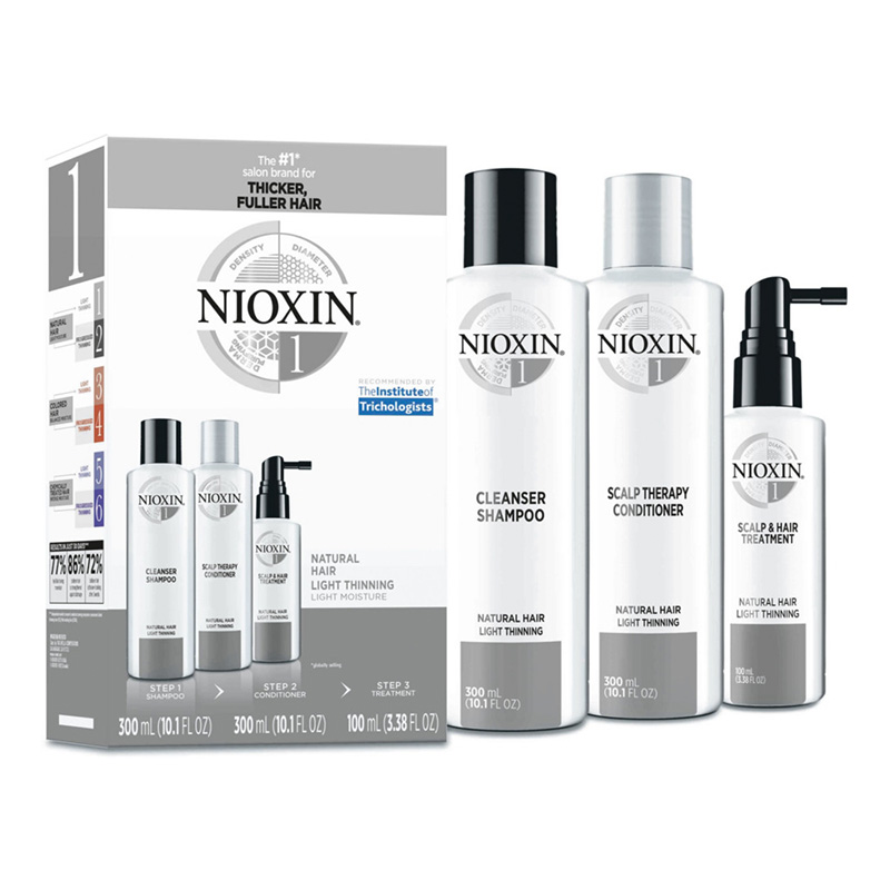 Набор (Система 1) xxl ФОРМАТ, 300+300+100мл,, nioxin Набор (Система 1) XXL-ФОРМАТ, 300+300+100мл,, NIOXIN — изображение 1