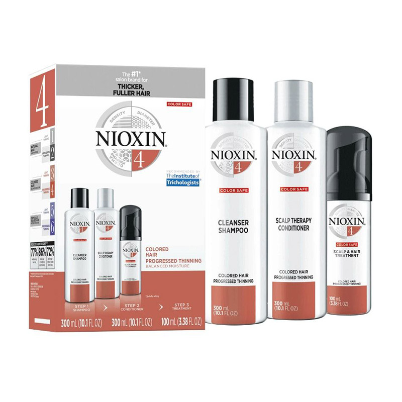 Набор (Система 4) xxl ФОРМАТ, 300+300+100мл,, nioxin Набор (Система 4) XXL-ФОРМАТ, 300+300+100мл,, NIOXIN — изображение 1