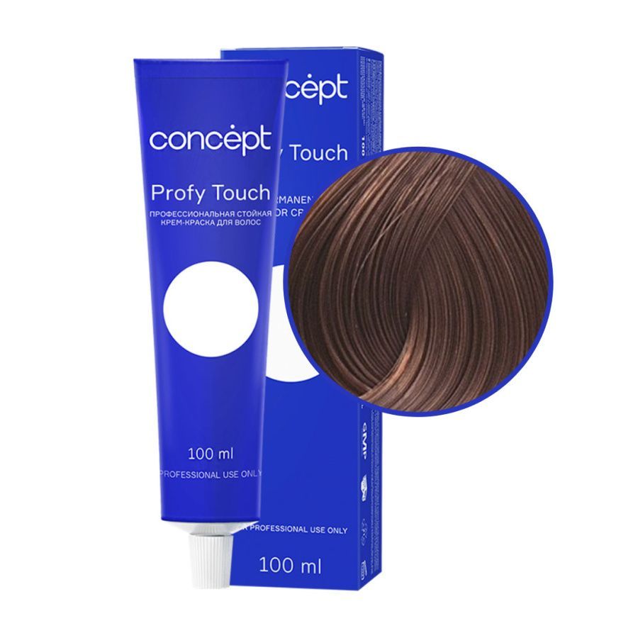 profy touch Стойкая крем краска для волос 7.00 Интенсивный светло русый 100 мл concept Profy Touch Стойкая крем-краска для волос 7.00 Интенсивный светло-русый 100 мл CONCEPT — изображение 1