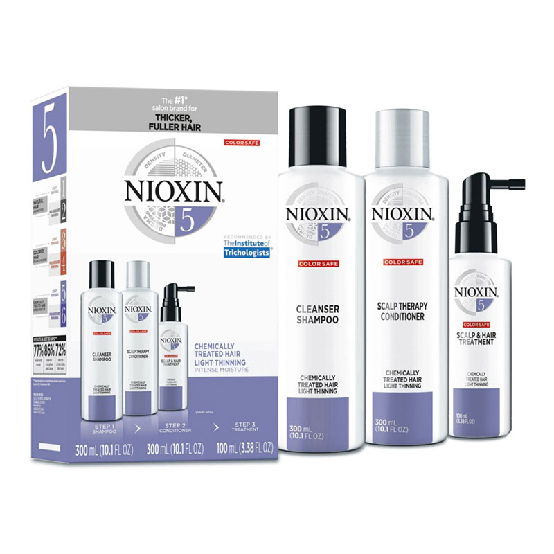 Набор (Система 5) xxl ФОРМАТ, 300+300+100мл,, nioxin Набор (Система 5) XXL-ФОРМАТ, 300+300+100мл,, NIOXIN — изображение 1