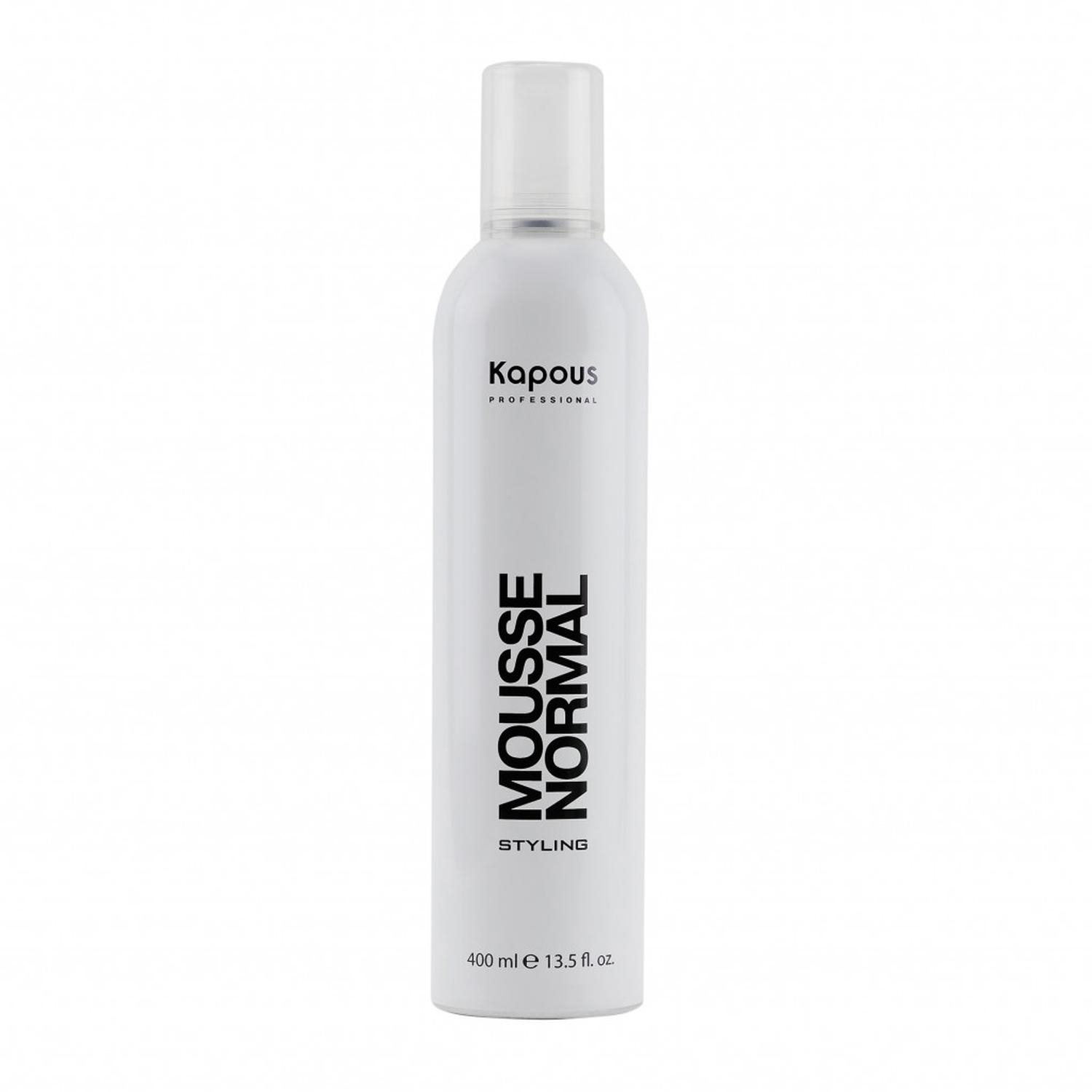 kapous Мусс нормальной фиксации "mousse normal" 400 мл Kapous Мусс нормальной фиксации "Mousse Normal" 400 мл — изображение 1