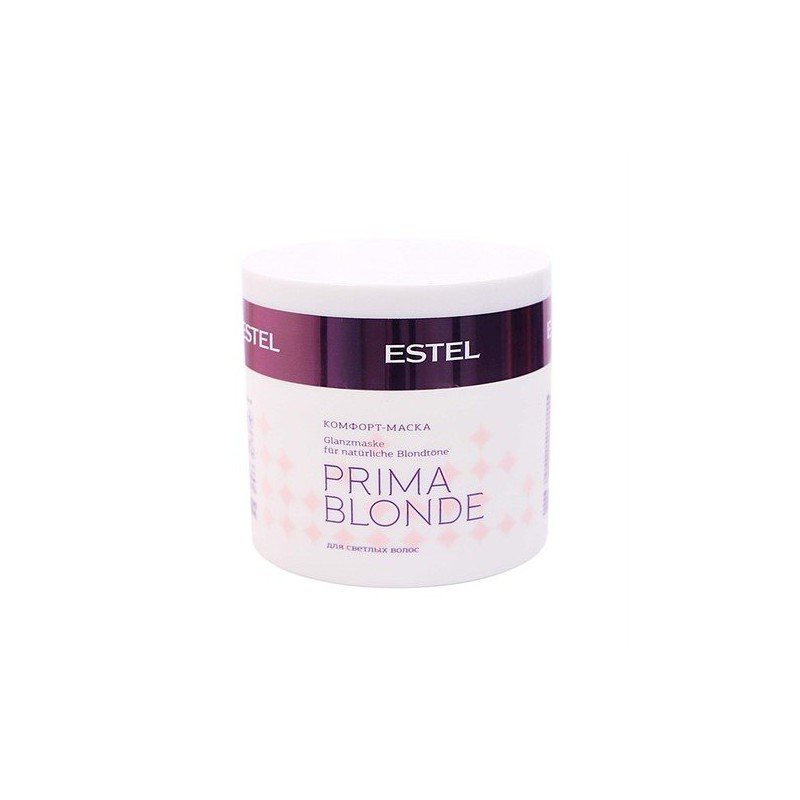 estel prima blonde, Маска комфорт для волос для светлых оттенков, 300 мл ESTEL Prima Blonde, Маска комфорт для волос для светлых оттенков, 300 мл — изображение 1