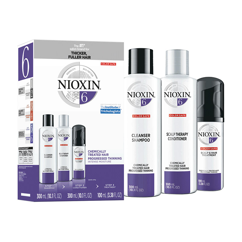 Набор (Система 6) xxl ФОРМАТ, 300+300+100мл,, nioxin Набор (Система 6) XXL-ФОРМАТ, 300+300+100мл,, NIOXIN — изображение 1