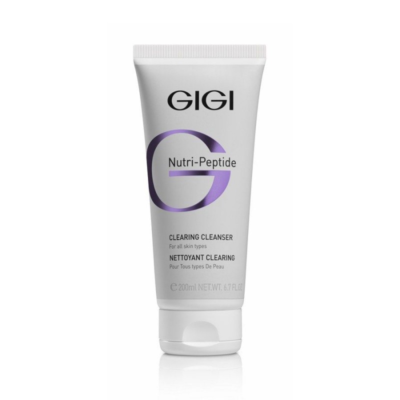 gigi nutri peptide clearing cleanser Пептидный очищающий гель 200 мл GIGI Nutri Peptide Clearing Cleanser Пептидный очищающий гель 200 мл — изображение 1