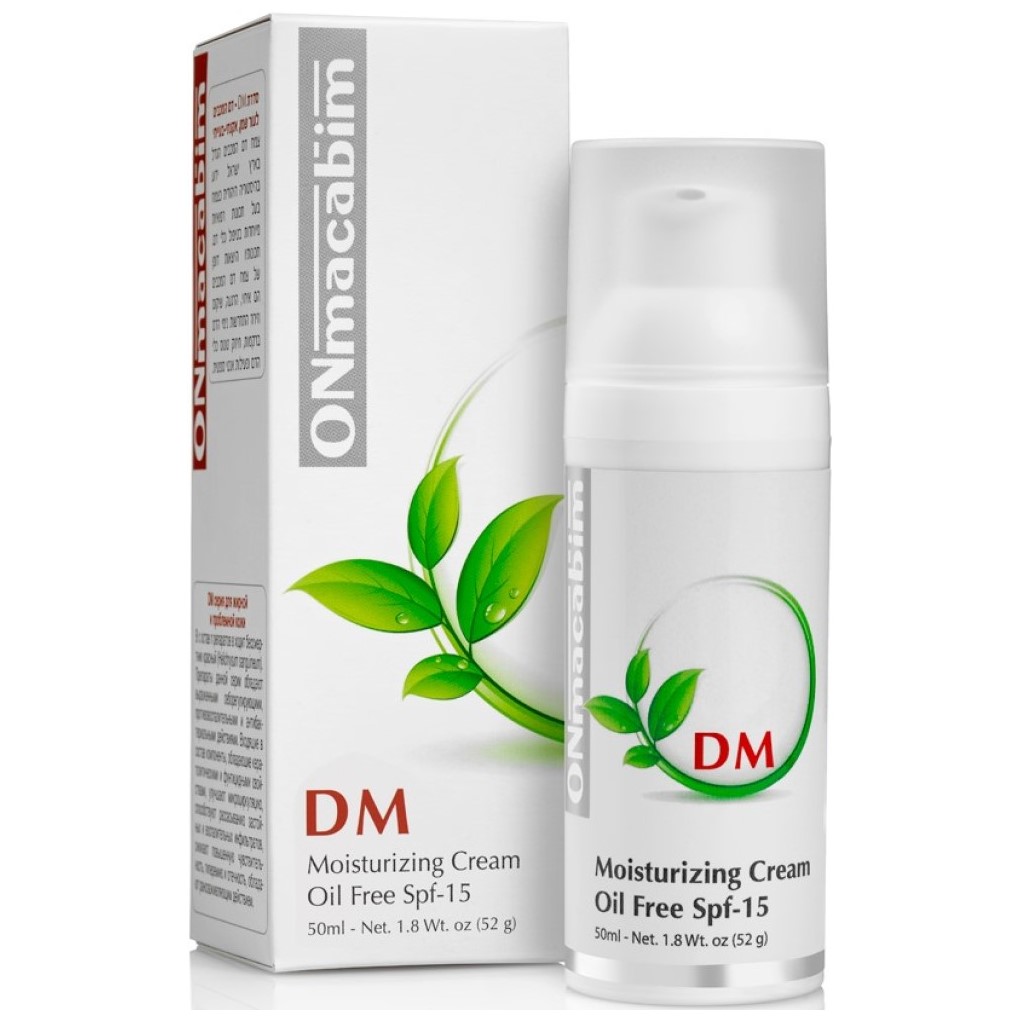 onmacabim dm moisturizing cream oil free Увлажняющий крем для жирной кожи spf15 50 мл ONMACABIM DM Moisturizing Cream Oil Free Увлажняющий крем для жирной кожи SPF15 50 мл — изображение 1