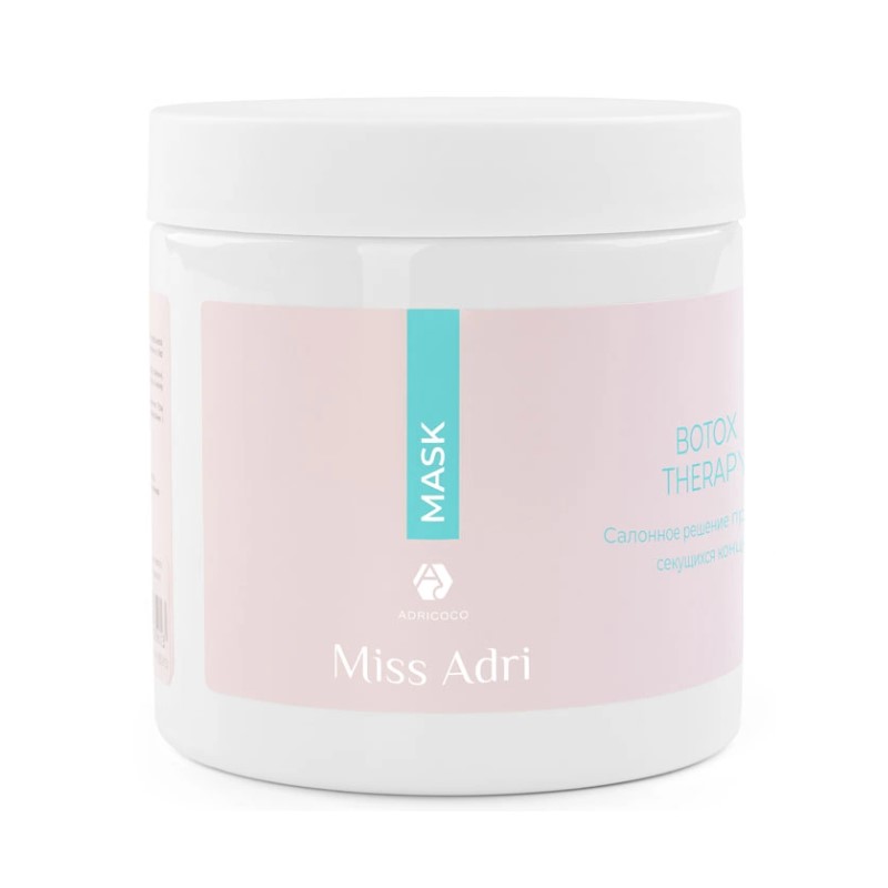 Маска для волос с эффектом ботокса adricoco miss adri botox therapy 500 мл Маска для волос с эффектом ботокса ADRICOCO Miss Adri Botox therapy 500 мл — изображение 1