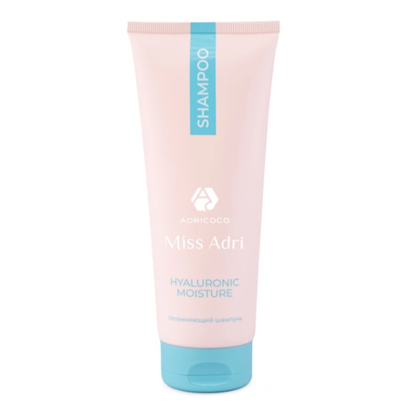 Увлажняющий шампунь для волос adricoco miss adri hyaluronic moisture 400 мл Увлажняющий шампунь для волос ADRICOCO Miss Adri Hyaluronic moisture 400 мл — изображение 1