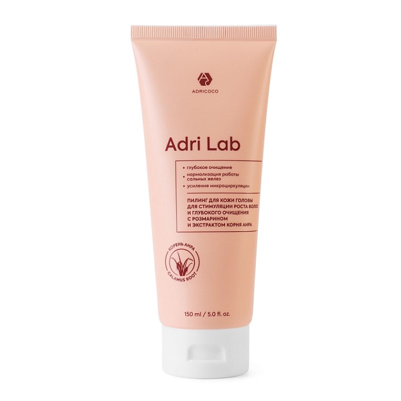 Пилинг для кожи головы adri lab стимуляция роста волос и глубокое очищение с розмарином и экстрактом корня аира adricoco 150 мл Пилинг для кожи головы Adri Lab стимуляция роста волос и глубокое очищение с розмарином и экстрактом корня аира ADRICOCO 150 мл — изображение 1