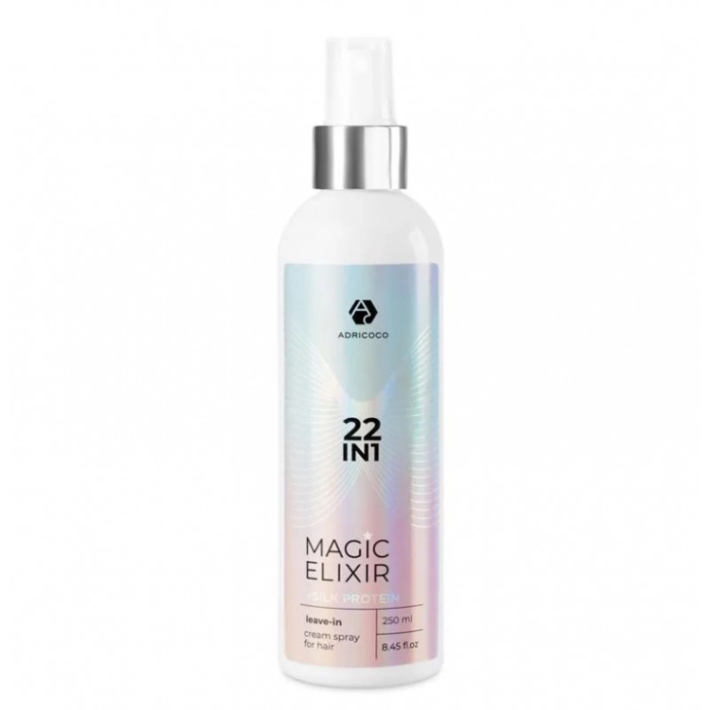 Мультифункциональный крем спрей для волос adricoco 22 в 1 magic elixir 250 мл Мультифункциональный крем-спрей для волос ADRICOCO 22 в 1 MAGIC ELIXIR 250 мл — изображение 1