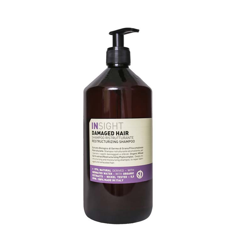 insight damaged hair Шампунь для поврежденных волос, 900 мл INSIGHT DAMAGED HAIR Шампунь для поврежденных волос, 900 мл — изображение 1