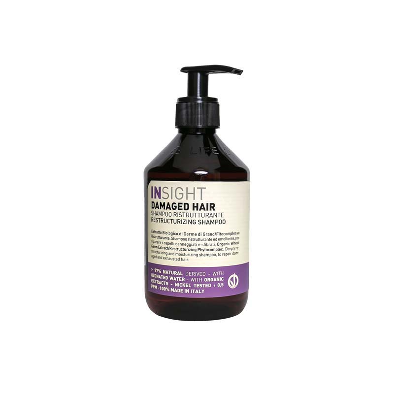 insight damaged hair Шампунь для поврежденных волос, 400 мл INSIGHT DAMAGED HAIR Шампунь для поврежденных волос, 400 мл — изображение 1