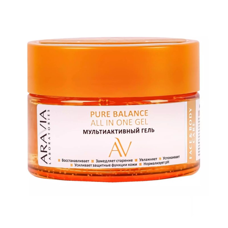 arav042, laboratories Мультиактивный гель pure balance all in one gel , 250 мл, aravia arav042, Laboratories Мультиактивный гель Pure Balance All In One Gel , 250 мл, Aravia — изображение 1