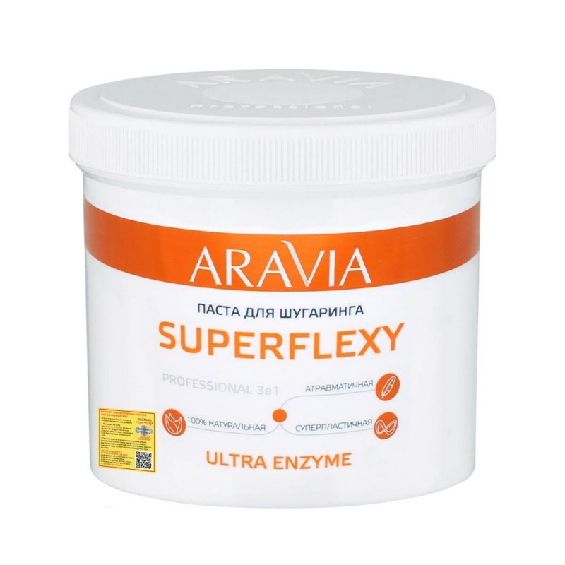 Паста для шугаринга superflexy ultra enzyme, 750 г aravia Паста для шугаринга Superflexy Ultra Enzyme, 750 г ARAVIA — изображение 1