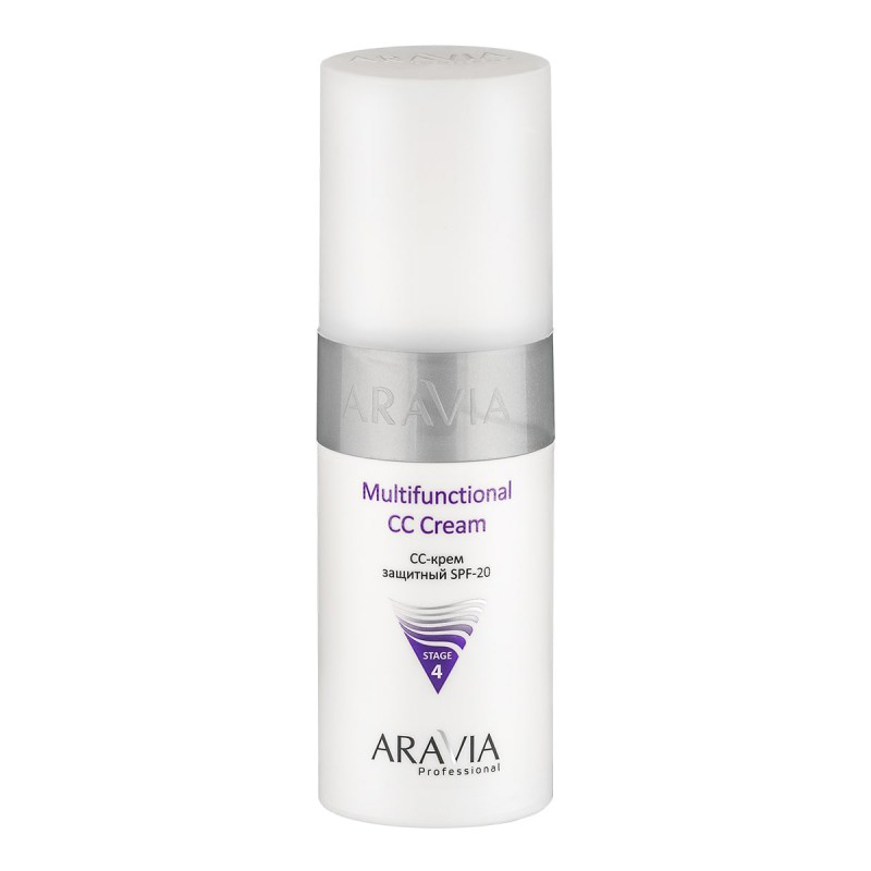 cc крем защитный spf20 multifunctional cc cream send 02, 150 мл aravia CC-крем защитный SPF20 Multifunctional CC Cream send 02, 150 мл ARAVIA — изображение 1
