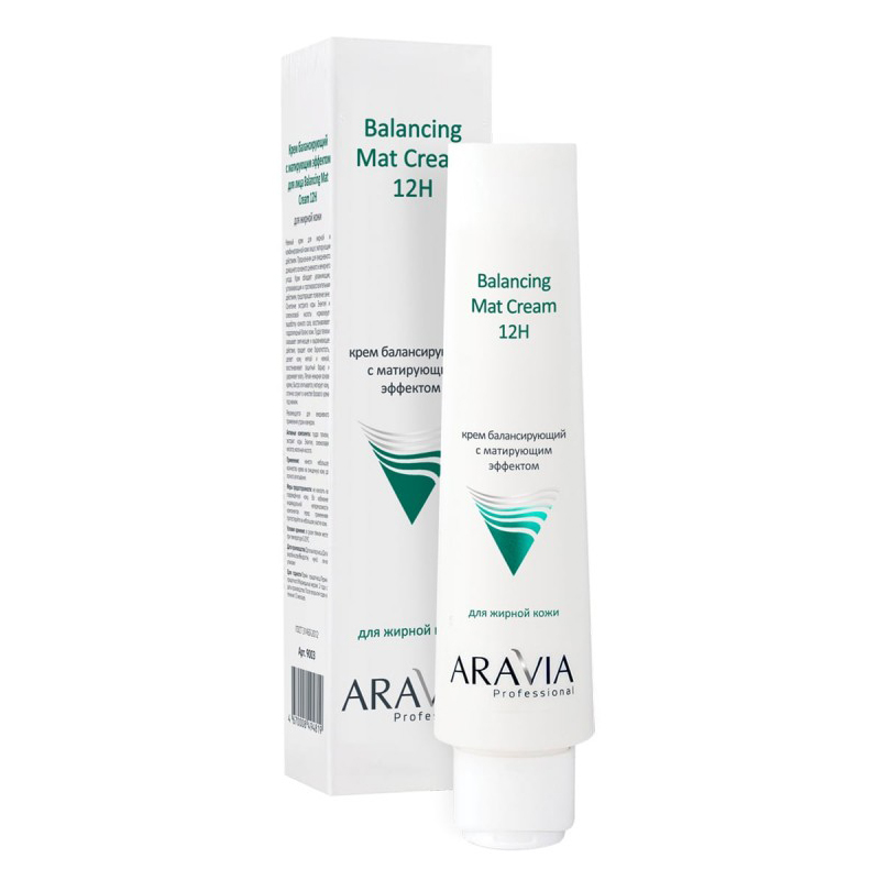 Крем для лица балансирующий с матирующим эффектом balancing mat cream 12h, 100 мл aravia Крем для лица балансирующий с матирующим эффектом Balancing Mat Cream 12H, 100 мл ARAVIA — изображение 1