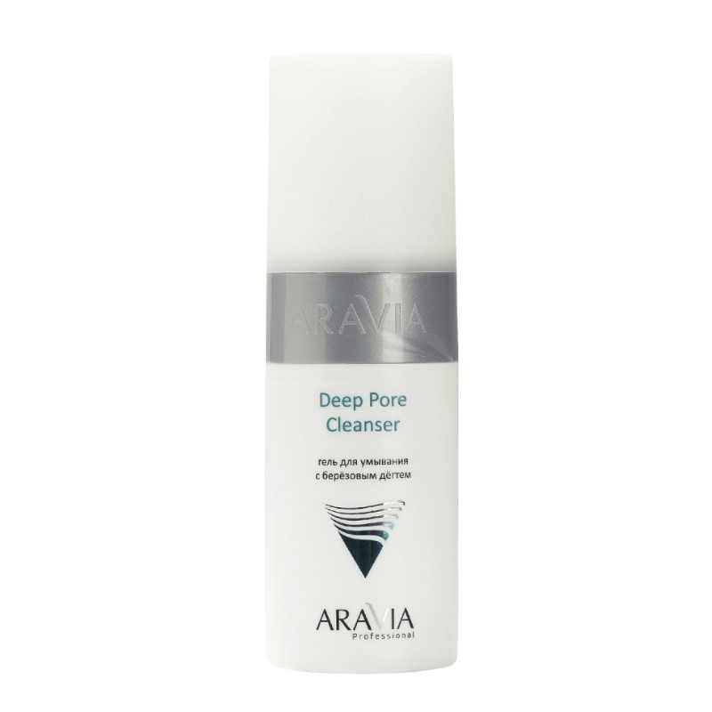 arav9116, aravia Гель для умывания с березовым дегтем deep pore cleanser, 150 мл arav9116, Aravia Гель для умывания с березовым дегтем Deep Pore Cleanser, 150 мл — изображение 1