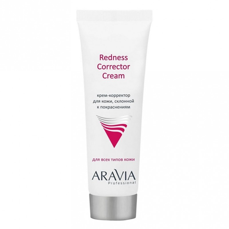 Крем корректор для кожи лица, склонной к покраснениям redness corrector cream, 50 мл aravia Крем-корректор для кожи лица, склонной к покраснениям Redness Corrector Cream, 50 мл ARAVIA — изображение 1