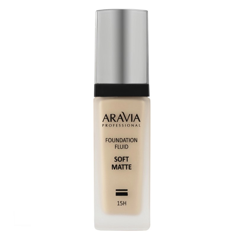 arav l018, Тональный крем для лица матирующий soft matte, 30 мл 01 foundation matte, aravia arav_L018, Тональный крем для лица матирующий SOFT MATTE, 30 мл - 01 foundation matte, Aravia — изображение 1