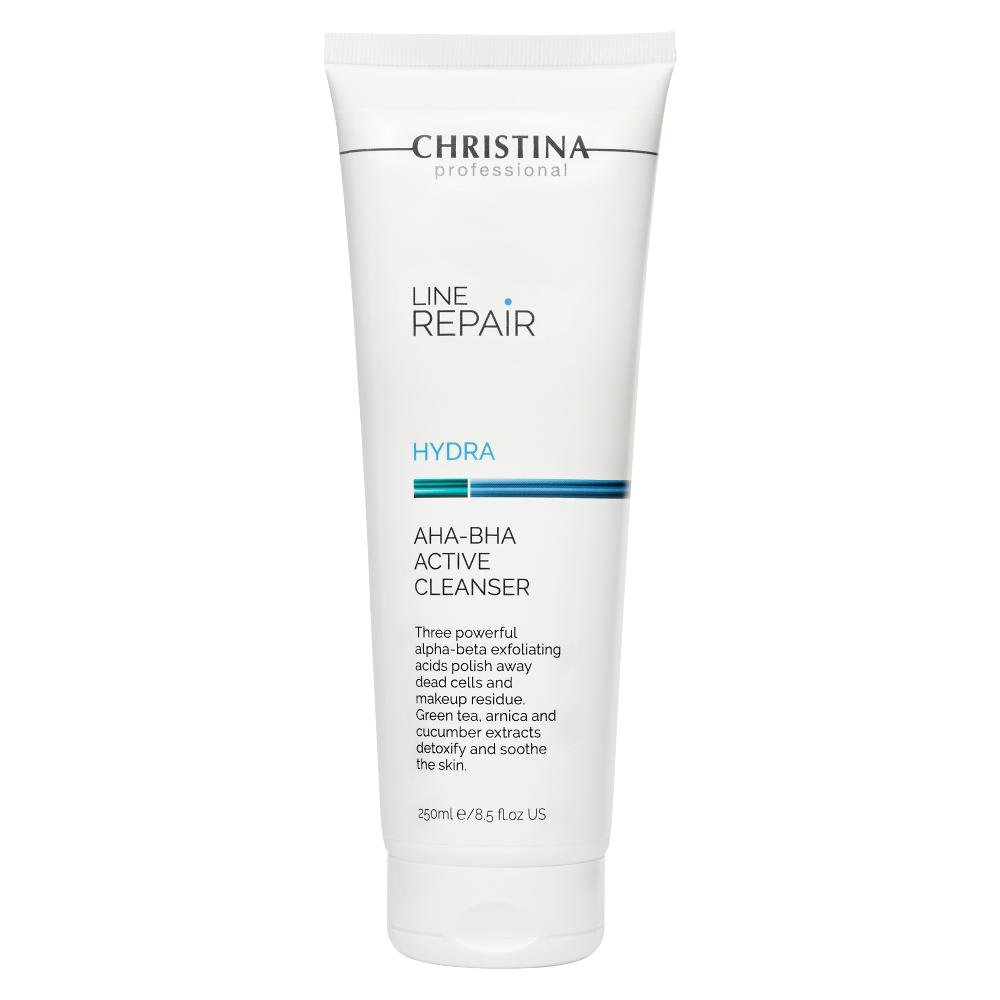 christina line repair hydra aha bha active cleanser Очищающий активный гель с aha bha кислотами 250 мл CHRISTINA Line Repair Hydra AHA-BHA Active Cleanser Очищающий активный гель с AHA-BHA кислотами 250 мл — изображение 1