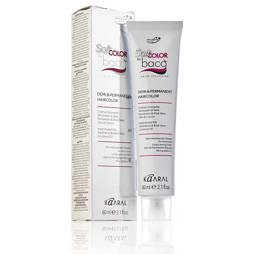 baco color soft Стойкая крем краска 4.38 золотисто коричневый каштан 100 мл kaaral Baco Color Soft Стойкая крем-краска 4.38 золотисто-коричневый каштан 100 мл KAARAL — изображение 1