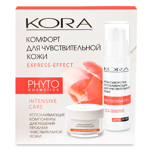 Подарочный набор Комфорт для чувствительной кожи kora 46304 Подарочный набор Комфорт для чувствительной кожи KORA 46304 — изображение 1