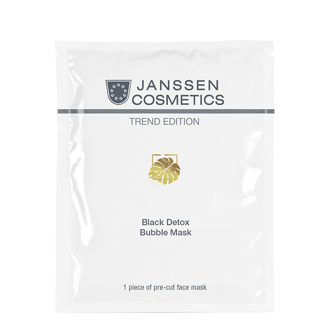 janssen black detox bubble mask Биоцеллюлозная детокс маска для глубокого очищения и обновления кожи 1 шт JANSSEN Black Detox Bubble Mask Биоцеллюлозная детокс-маска для глубокого очищения и обновления кожи 1 шт — изображение 1