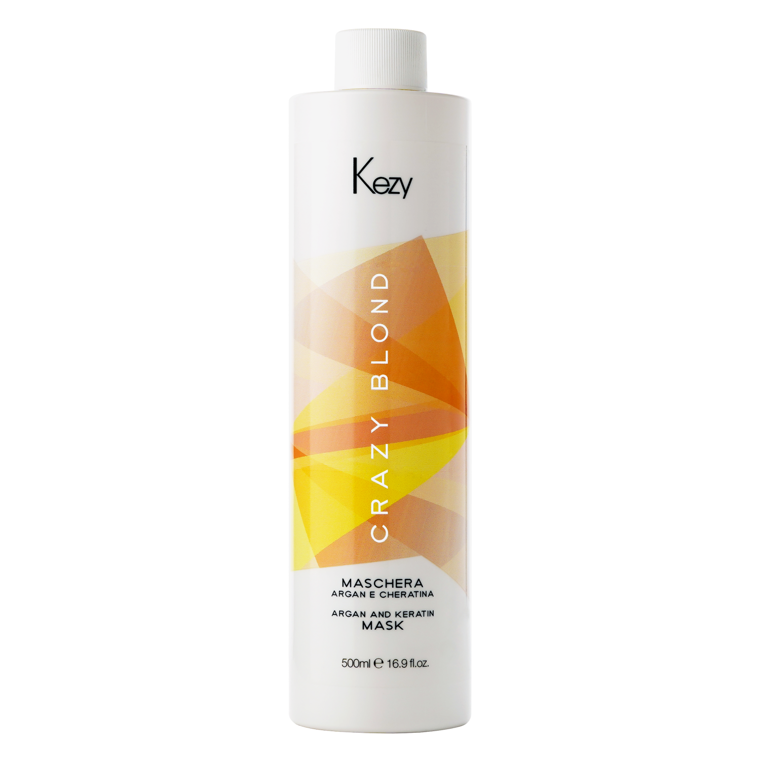crazy blond argan and keratin mask Маска возвращающая жизненную силу и блеск поврежденным волосам 500 мл kezy Crazy Blond Argan and Keratin Mask Маска возвращающая жизненную силу и блеск поврежденным волосам 500 мл KEZY — изображение 1