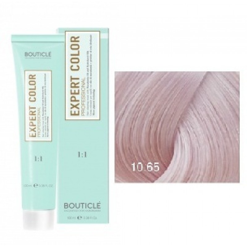 bouticle expert color 10.65 Перманентная крем краска для волос Холодный розовый кристалл 100 мл BOUTICLE Expert Color 10.65 Перманентная крем-краска для волос Холодный розовый кристалл 100 мл — изображение 1